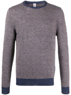 Eleventy джемпер с узором в елочку