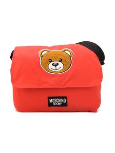 Moschino Kids пеленальная сумка с принтом
