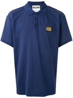 Moschino рубашка-поло с логотипом