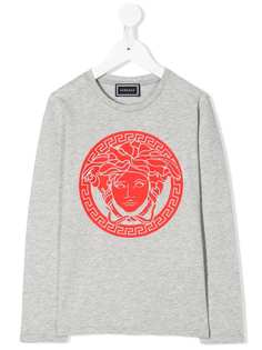 Versace Kids футболка с принтом Medusa