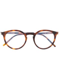 Saint Laurent Eyewear очки в круглой оправе