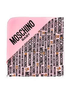 Moschino Kids одеяло с логотипом