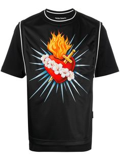 Palm Angels футболка с принтом Sacred Heart