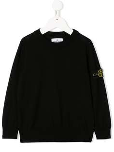 Stone Island Junior джемпер с длинными рукавами и круглым вырезом