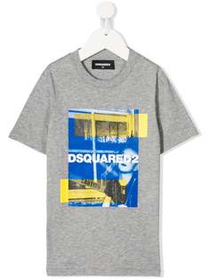 Dsquared2 Kids футболка с графичным принтом