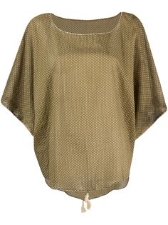 Dolci Follie кафтан с геометричным принтом