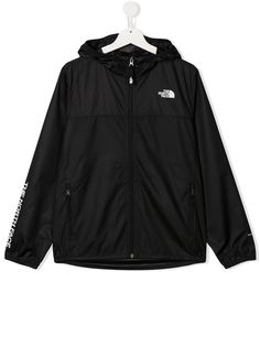 The North Face Kids куртка с капюшоном и логотипом