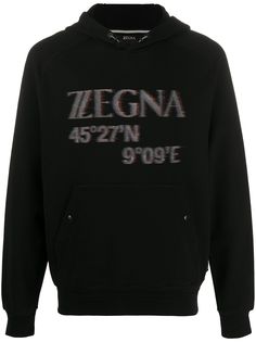 Z Zegna худи с длинными рукавами и логотипом
