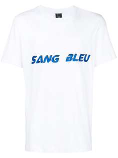 Omc футболка с вышивкой Sang Bleu