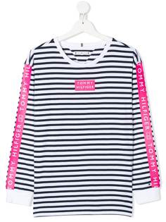 Tommy Hilfiger полосатый топ с логотипом