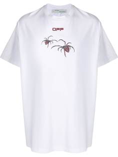 Off-White футболка с принтом Spider Arrows