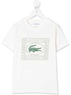 Lacoste Kids футболка с логотипом