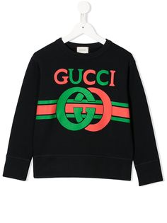 Gucci Kids толстовка с логотипом