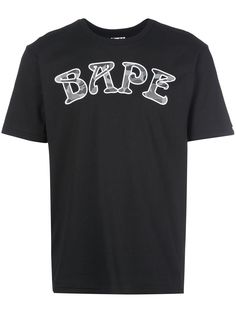 BAPE футболка с логотипом