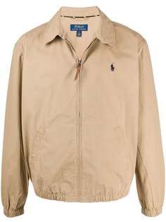 Polo Ralph Lauren куртка-рубашка на молнии с логотипом