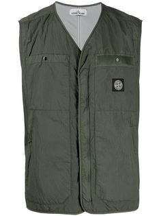 Stone Island жилет на молнии