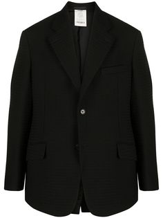 Jil Sander Pre-Owned фактурный пиджак 2016-го года