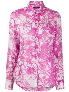 Gucci Pre-Owned рубашка 2000-х годов с цветочным принтом