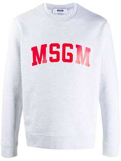 MSGM футболка College с логотипом