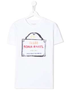 SONIA RYKIEL ENFANT футболка с логотипом