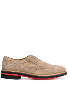 Paul Smith фактурные туфли на шнуровке