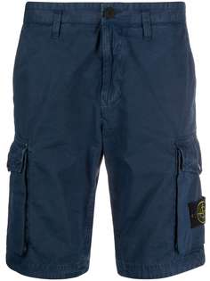 Stone Island logo patch deck shorts