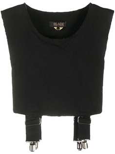 Black Comme Des Garçons жилет с ремешками