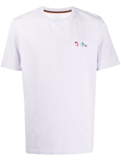 Paul Smith футболка с вышитым логотипом и эффектом градиента