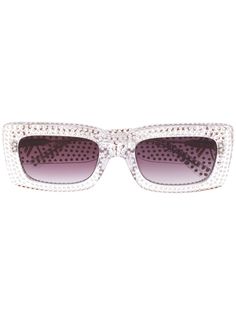 Linda Farrow солнцезащитные очки Attico 6 в квадратной оправе