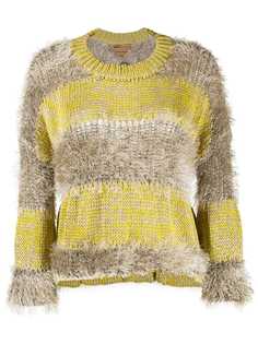 ALESSIA SANTI полосатый джемпер с бахромой