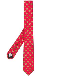 Moschino галстук с принтом