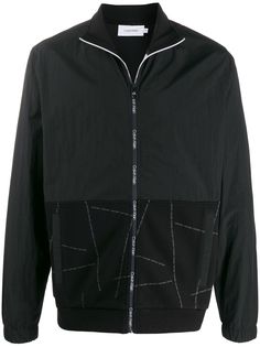 Calvin Klein бомбер на молнии с логотипом