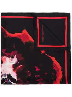 Alexander McQueen платок с принтом