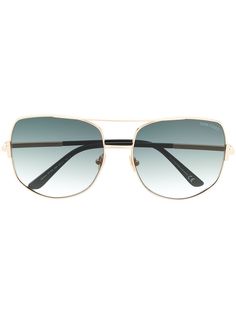 Tom Ford Eyewear массивные солнцезащитные очки-авиаторы