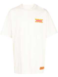 Heron Preston футболка оверсайз с нашивками