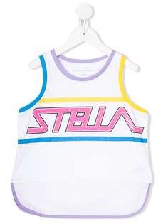 Stella McCartney Kids топ без рукавов с логотипом