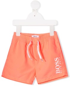 Boss Kids плавки-шорты с логотипом