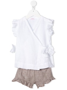 Il Gufo костюм-двойка с оборками