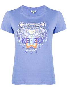Kenzo футболка с вышитым логотипом