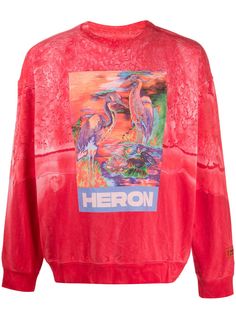 Heron Preston свитер с принтом
