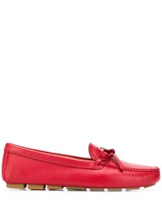 Prada bow detail loafers
