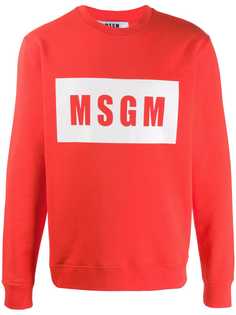 MSGM толстовка с графичным логотипом
