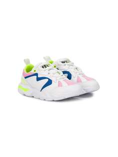 Msgm Kids colour block sneakers