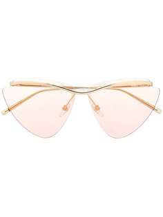 Marc Jacobs Eyewear массивные солнцезащитные очки с затемненными линзами
