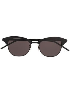 Saint Laurent Eyewear солнцезащитные очки SL356 в круглой оправе