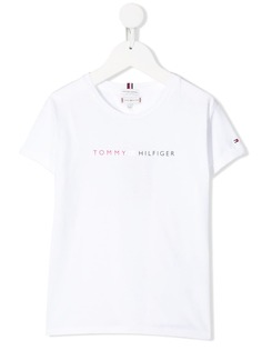 Tommy Hilfiger футболка с принтом и логотипом