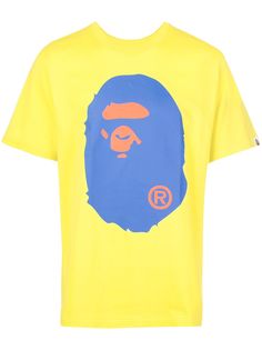 BAPE футболка Bicolor Big Ape Head