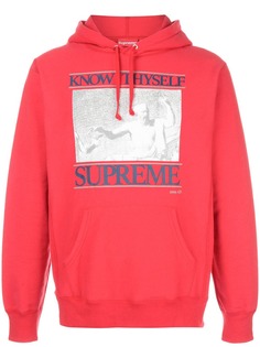 Supreme худи с принтом Know Thyself