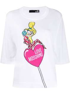 Love Moschino джемпер с логотипом