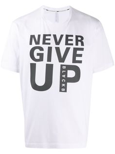 Blackbarrett футболка Never Give Up с графичным принтом